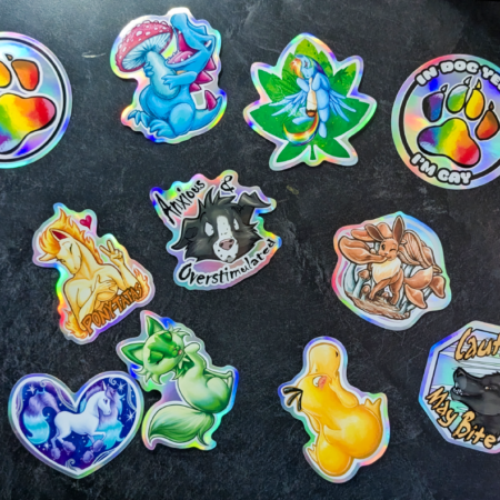 2025 Holographic Sticker Set